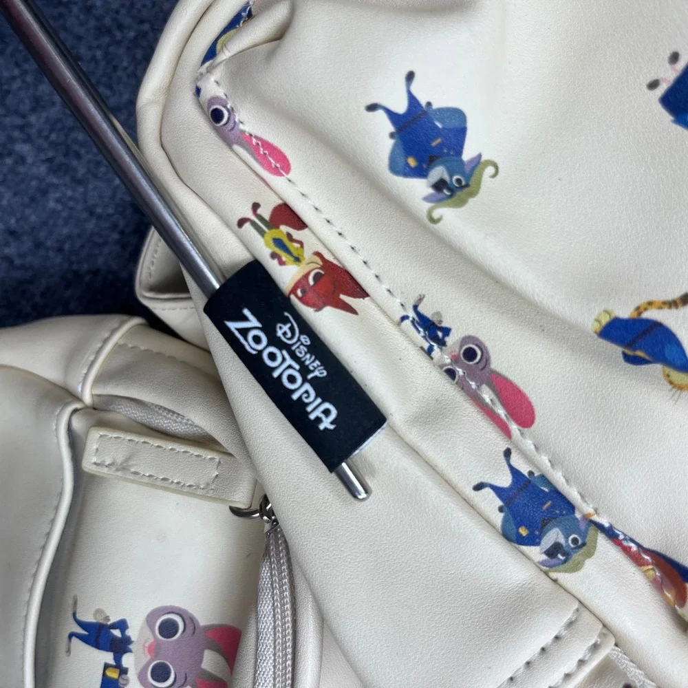 Disney Zootopia Mini Backpack Coin Purse Cream Judy Hopps Character Bag